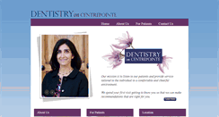 Desktop Screenshot of dentistryoncentrepointe.com